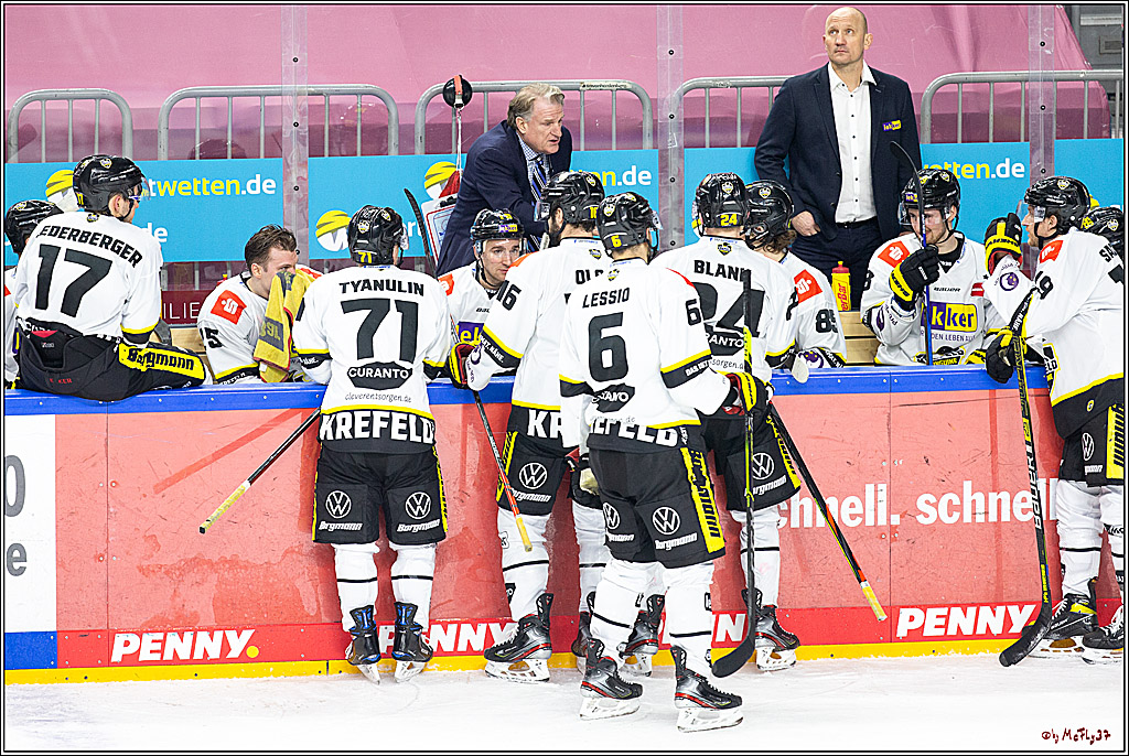 PENNY DEL;  Koelner Haie - Krefeld Pinguine; Koeln, 24.02.2021